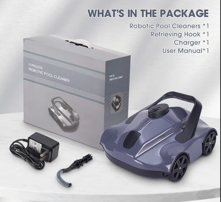 Aspirateur de piscine a batterie autonome