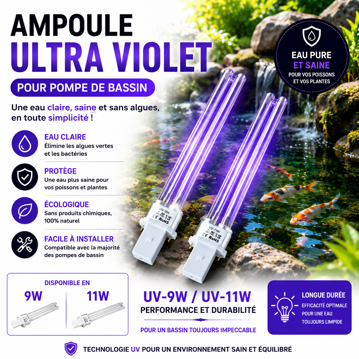 Lampe UV 11 W
