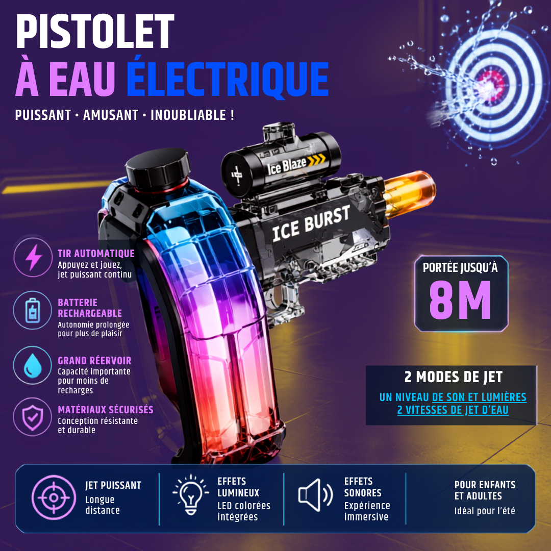 Pistolet à eau éléctrique