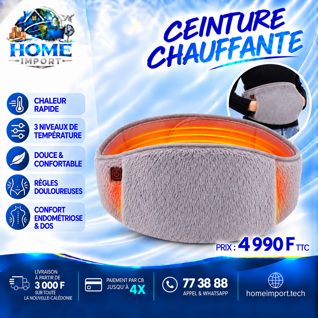Ceinture chauffante
