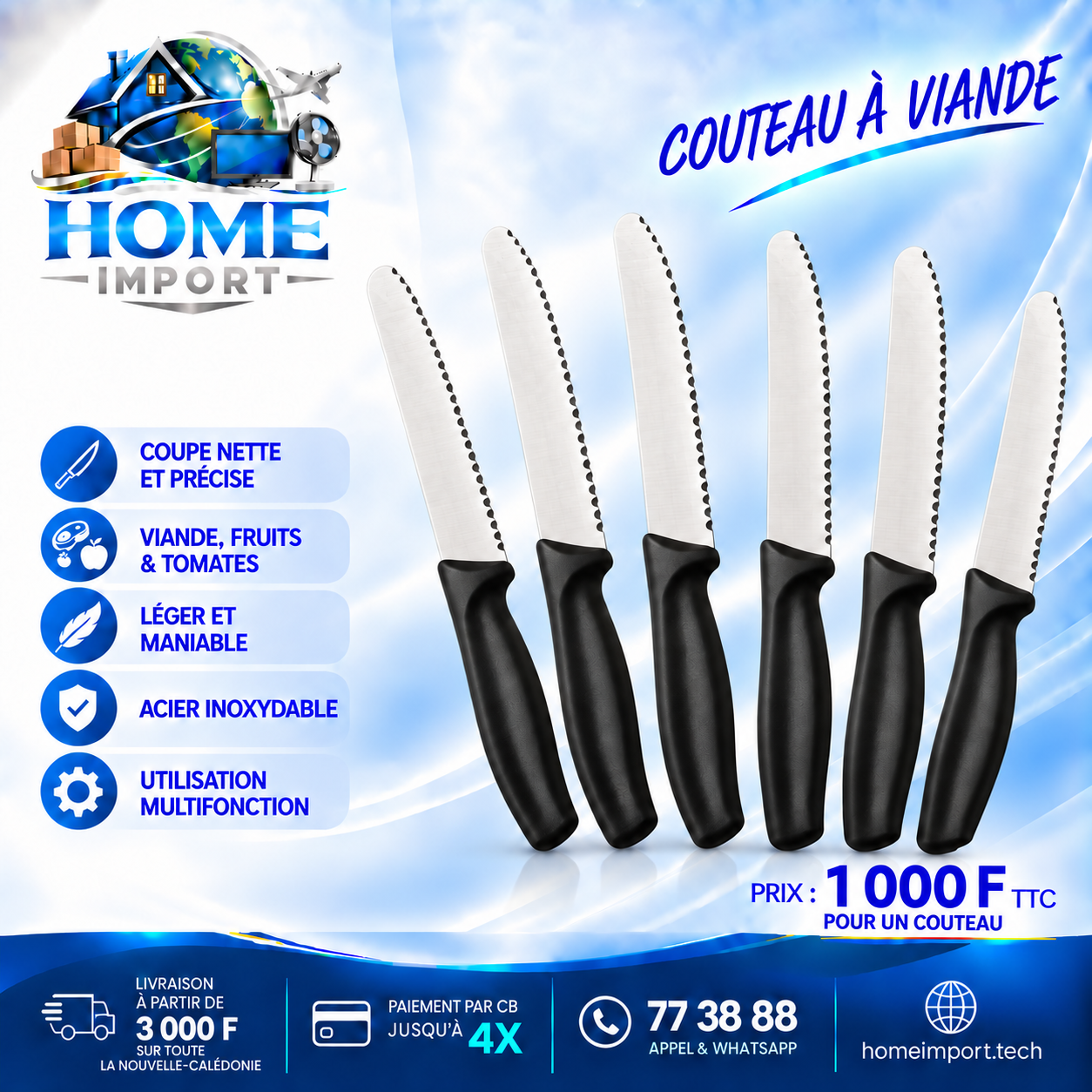 Couteaux a viande